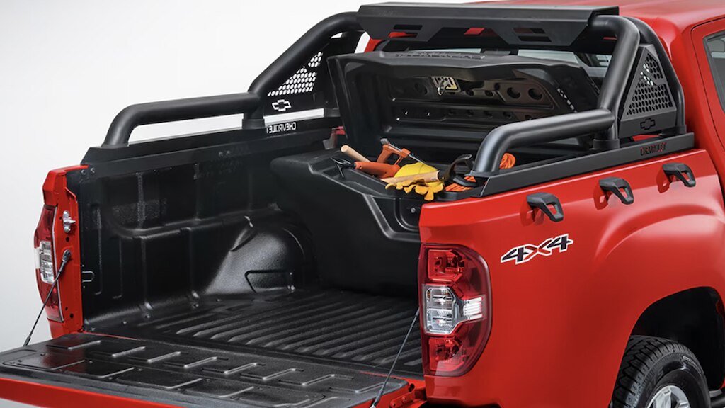 Accesorios de caja de carga y remolque para tu Chevrolet S10 Max 2025 que facilitarán tu trabajo.
